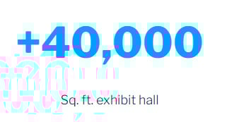 +40,000 Sq. ft. exhibit hall