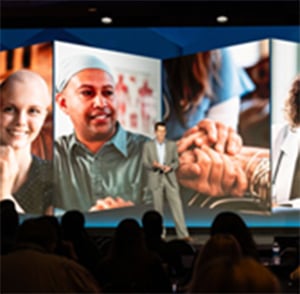 A keynote speech.