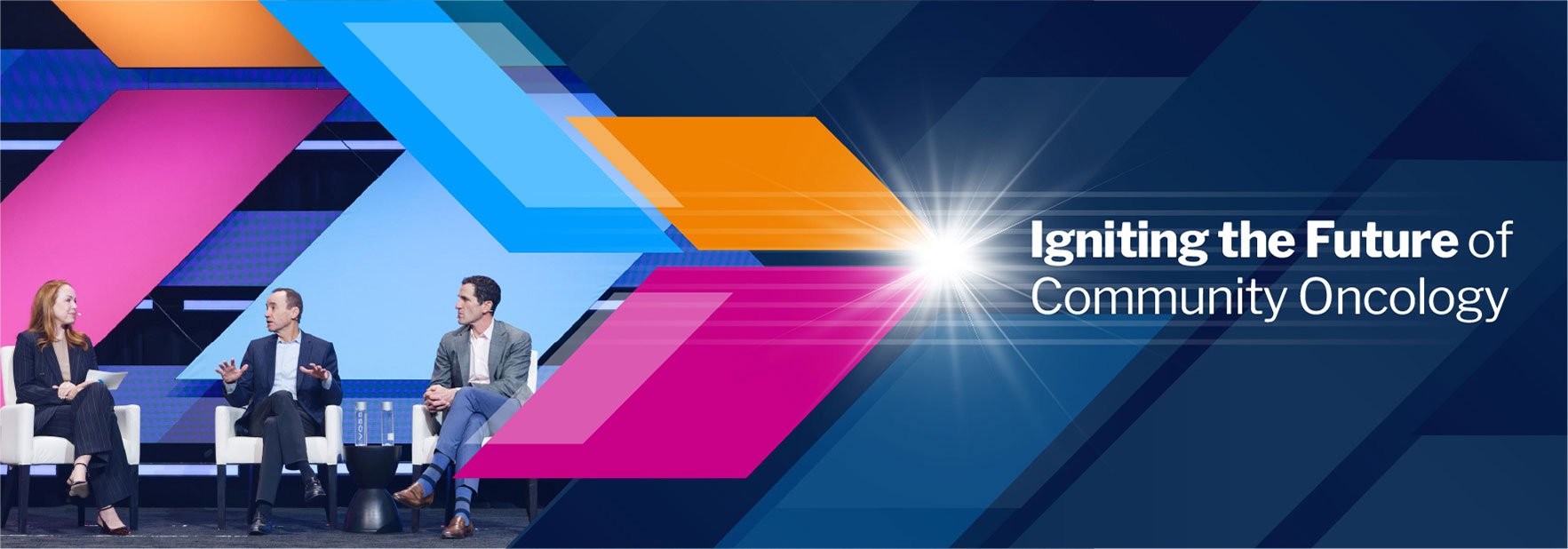 Speakers on stage at the McKesson Accelerate conference